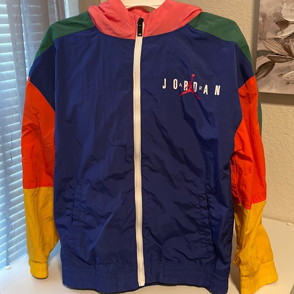 Boy Jordan Windbreaker Jacket w/ hood